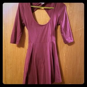 Tobi Maroon Dress